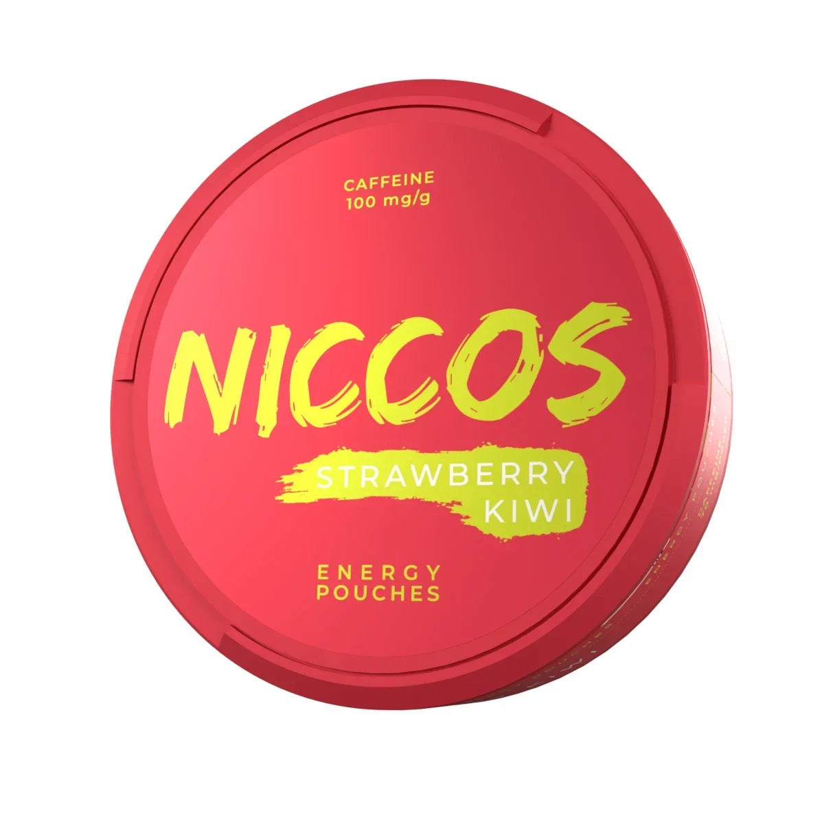 NICCOS Energy Pouches Strawberry Kiwi cafeína sin nicotina