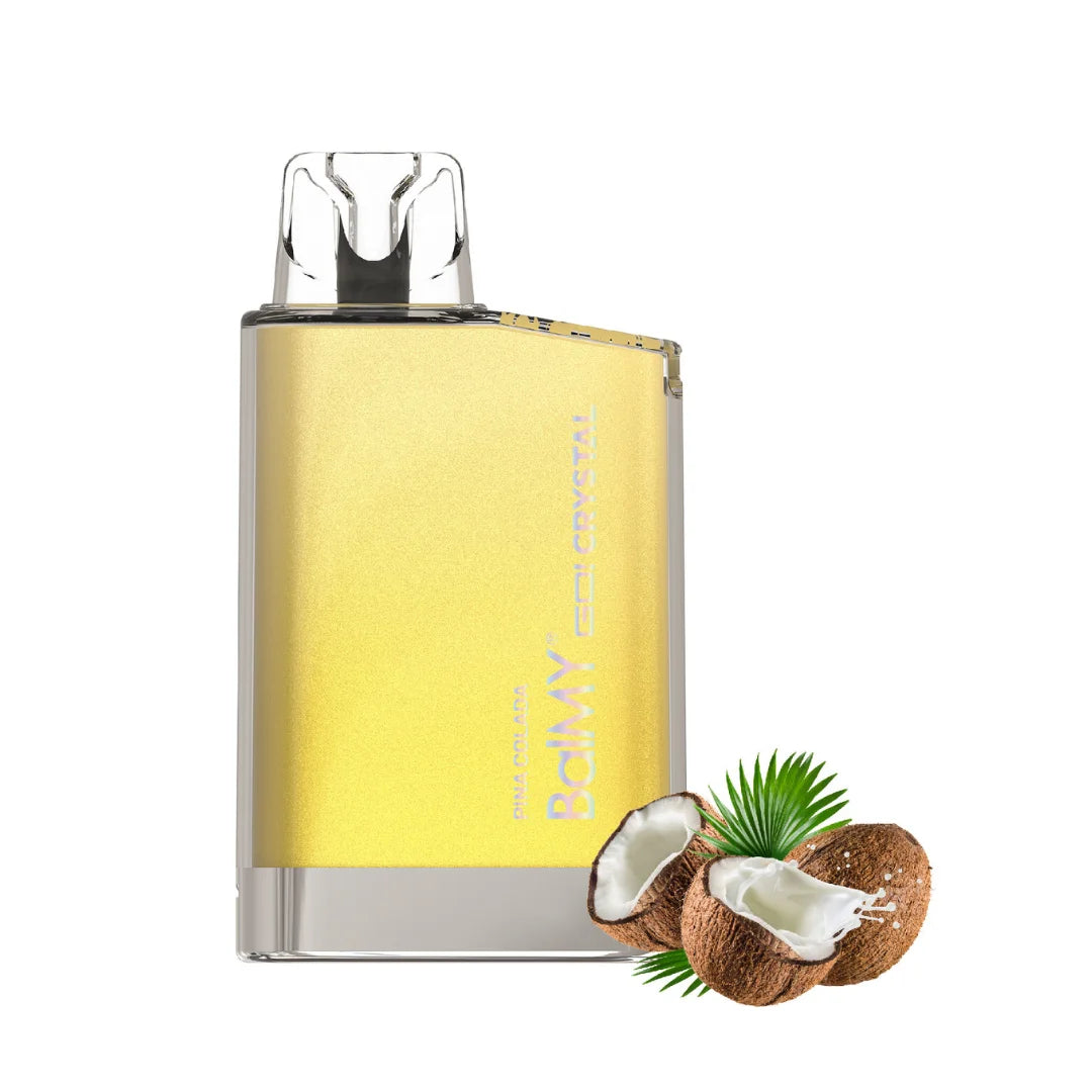 balmy go crystal vape desechable 800 caladas pina colada 20mg