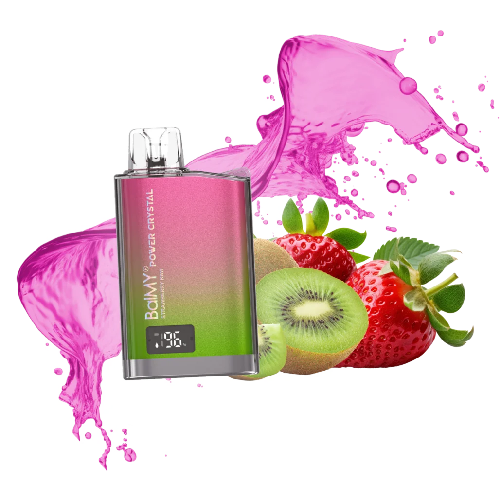 balmy power crystal 8000 vape desechable fresa kiwi strawberry kiwi
