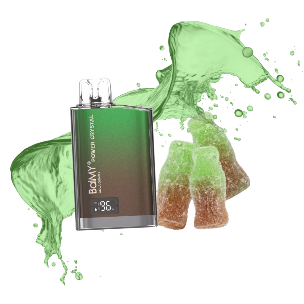 balmy power crystal 8000 vape desechable gummy bear osito gominola cola gummy
