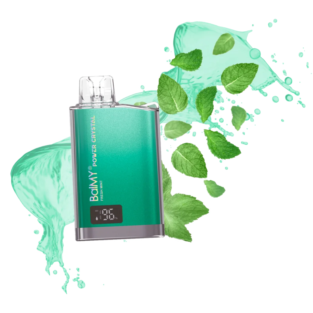 balmy power crystal 8000 vape desechable menta fresca fresh mint