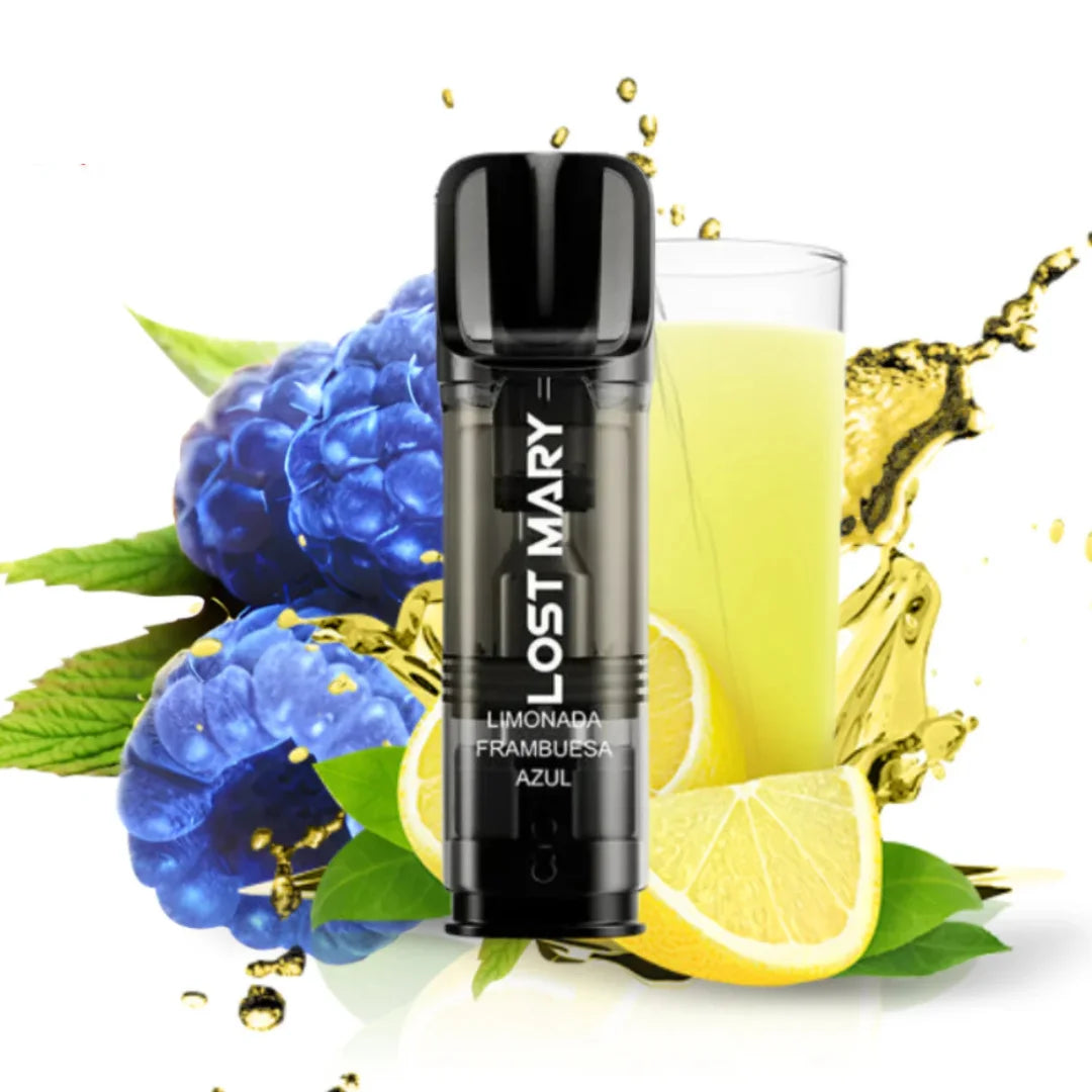 capsula lost mary tappo air 20mg blue razz lemonade capsula