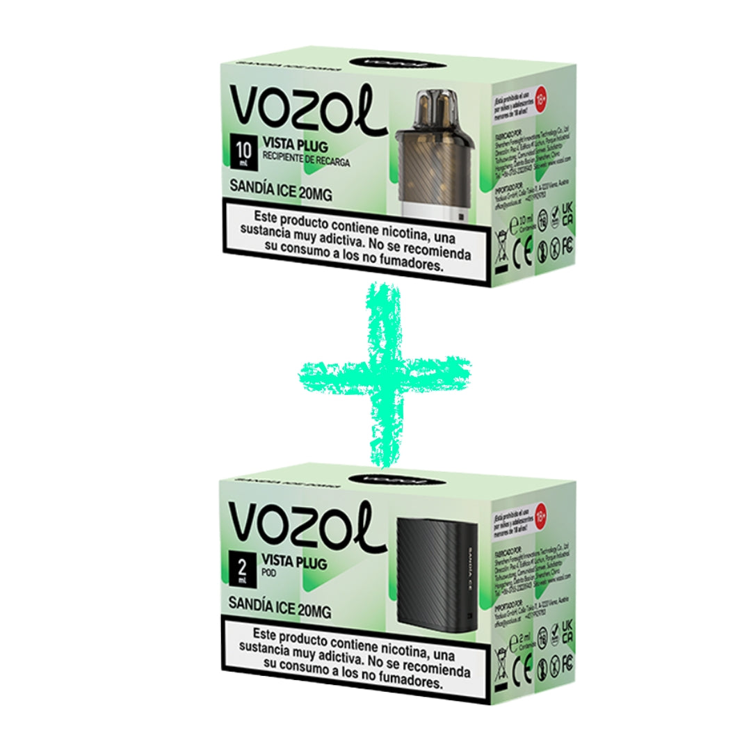 Capsulas para Vozol Vista Plug (10 + 2 ml) | Pods Xpress