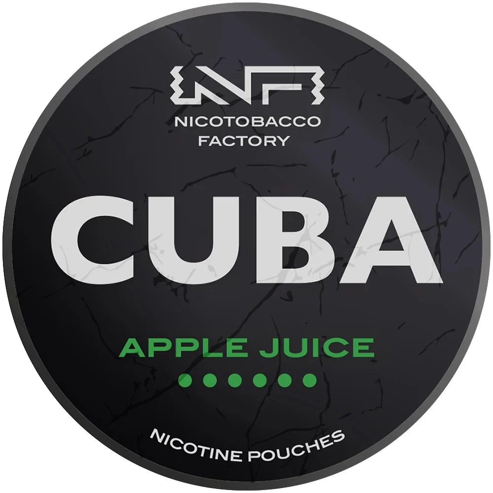 Snus Cuba Black Apple Juice 43mg bolsitas de nicotina sin tabaco