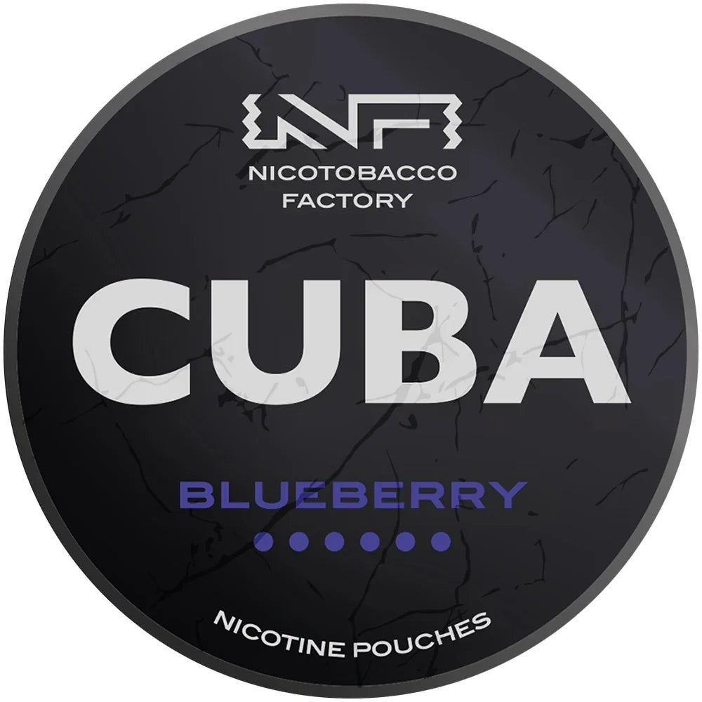Snus Cuba Black Blueberry 43mg bolsitas de nicotina sin tabaco