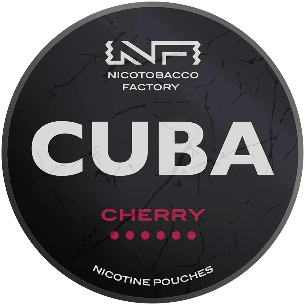 Snus Cuba Black Cherry 43mg bolsitas de nicotina sin tabaco