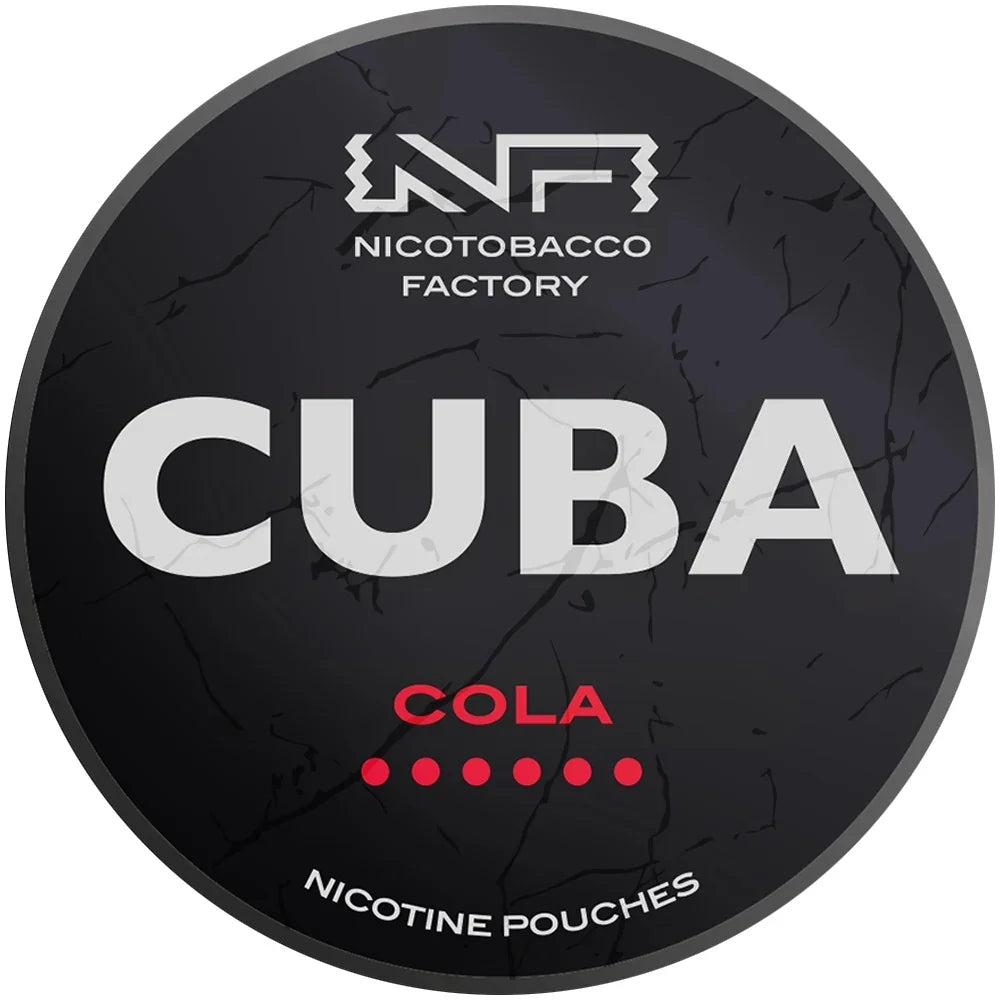Snus Cuba Black Cola 43mg bolsitas de nicotina sin tabaco