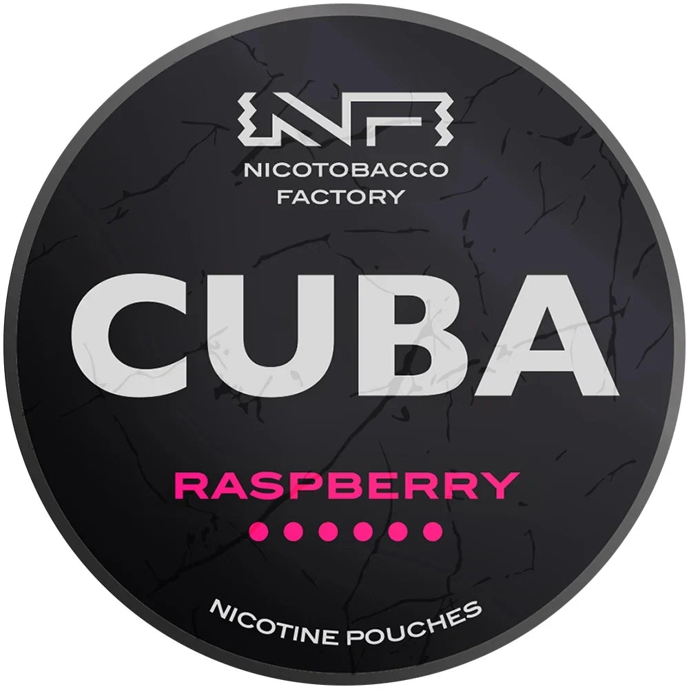 Snus Cuba Black Raspberry 43mg bolsitas de nicotina sin tabaco