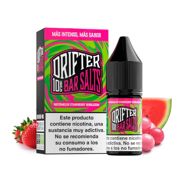 drifter bar sales de nicotina 10mg watermelon strawberry bubblegum