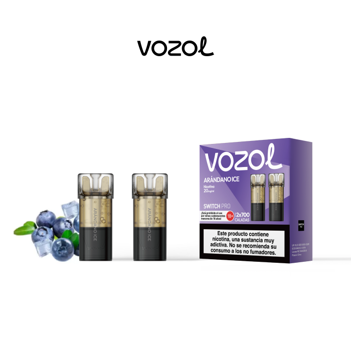 Cápsulas Vozol Switch Pro - 2 Pods 20mg - PODS XPRESS
