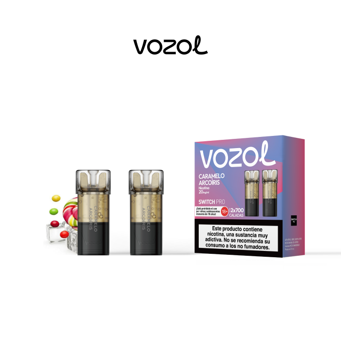 Cápsulas Vozol Switch Pro - 2 Pods 20mg - PODS XPRESS
