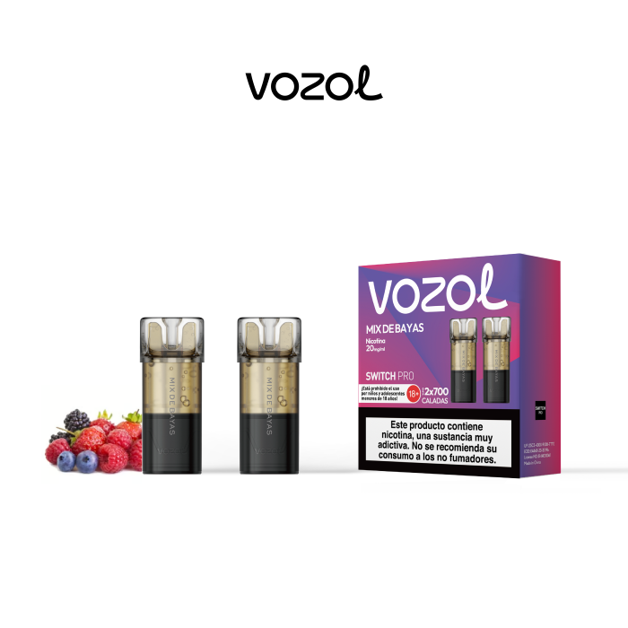 Cápsulas Vozol Switch Pro - 2 Pods 20mg - PODS XPRESS