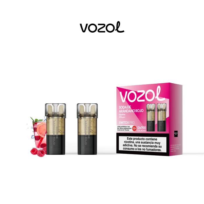 Cápsulas Vozol Switch Pro - 2 Pods 20mg - PODS XPRESS