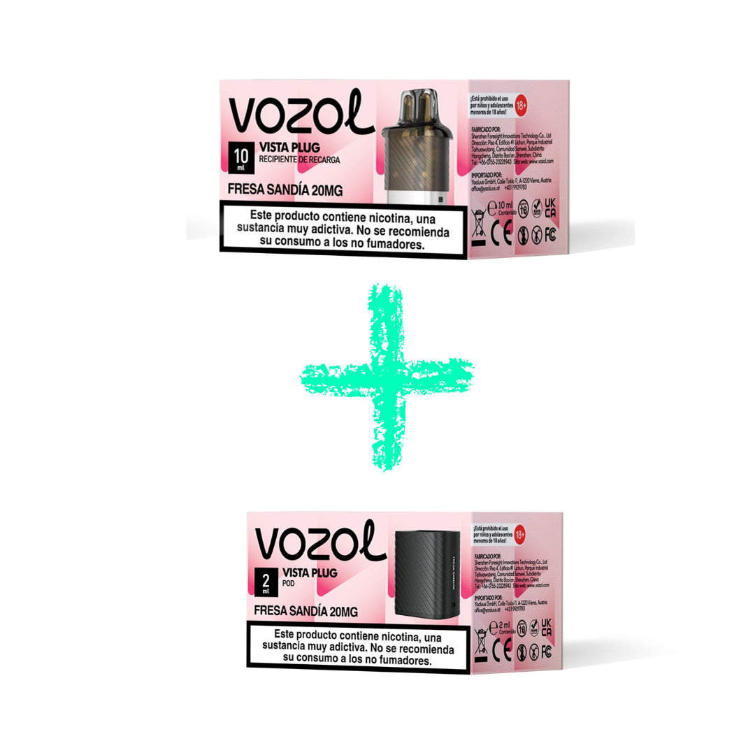 Capsulas para Vozol Vista Plug (10 + 2 ml) - PODS XPRESS
