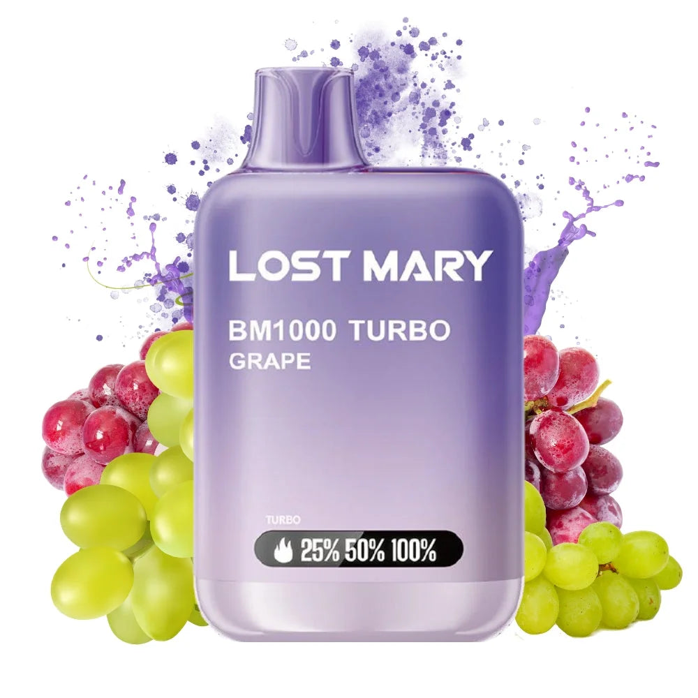 lost mary bm1000 grape vape desechable
