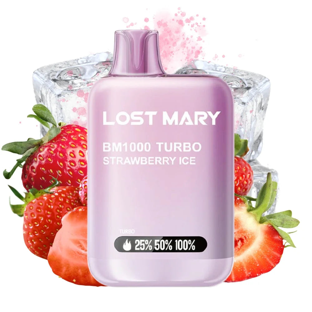 lost mary bm1000 strawberry ice vape desechable