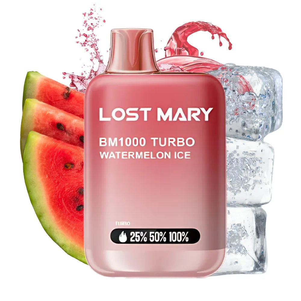 lost mary bm1000 watermelon ice vape desechable