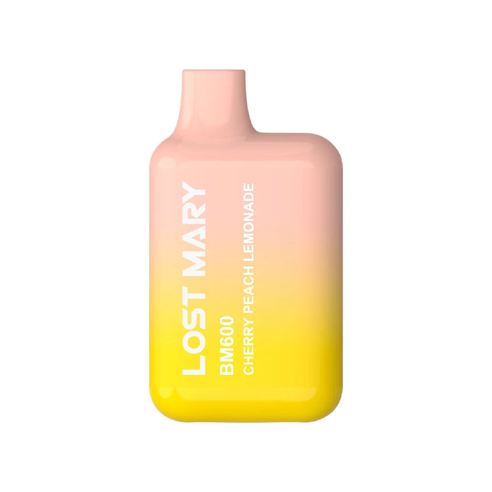 lost mary bm600 limonada cereza melocoton 20mg cherry peach lemonade vape desechable