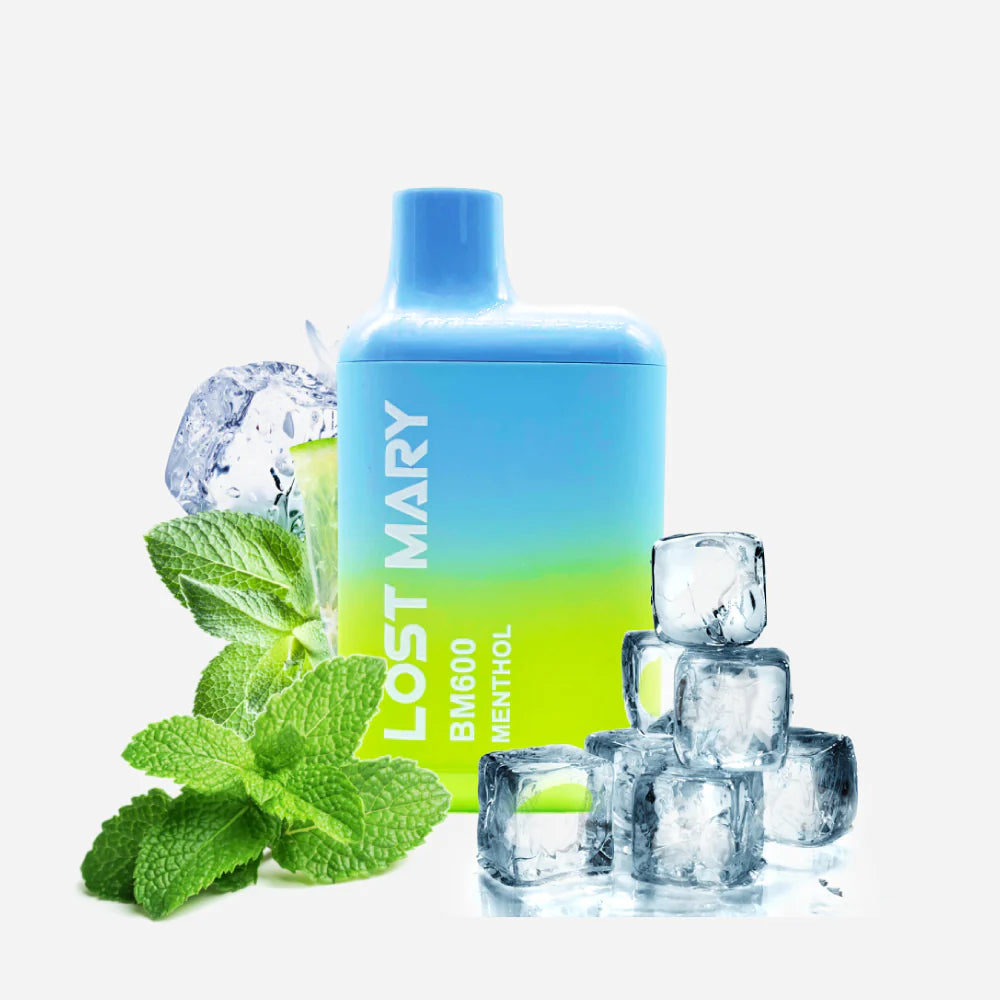 lost mary bm600 mentol 20mg menthol vape desechable
