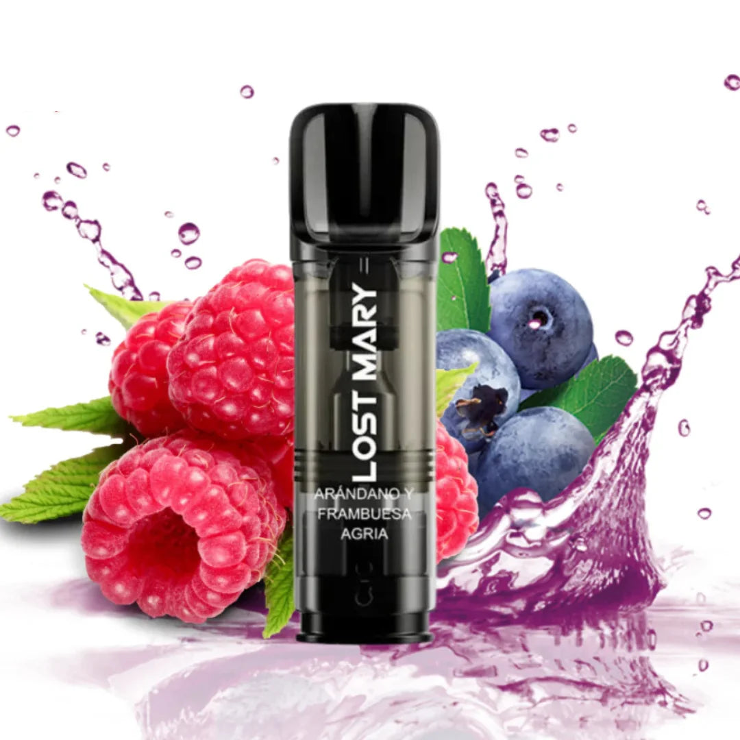 lost mary tappo air capsula arandano frambuesa acida