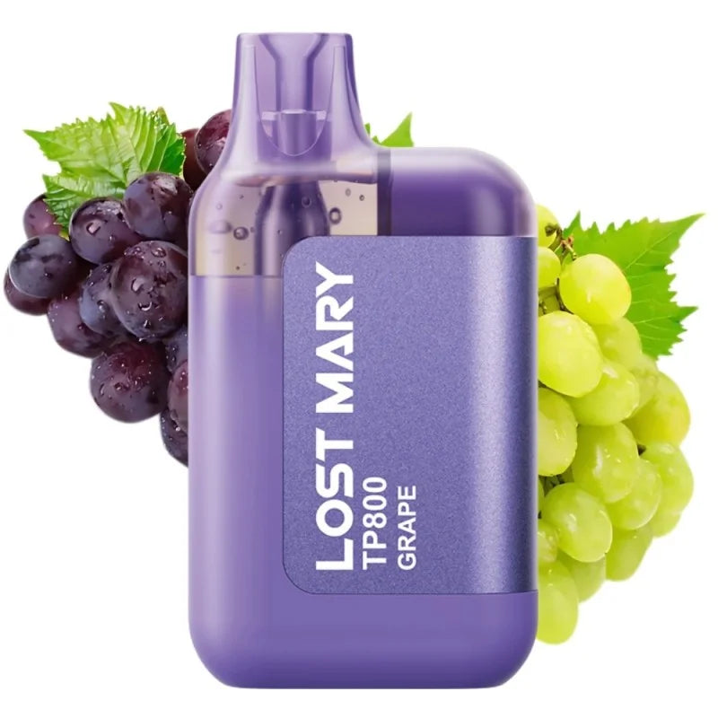 lost mary tp800 grape vape desechable