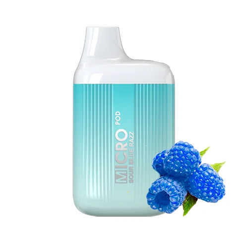 micro pod desechable sour blue raspberry