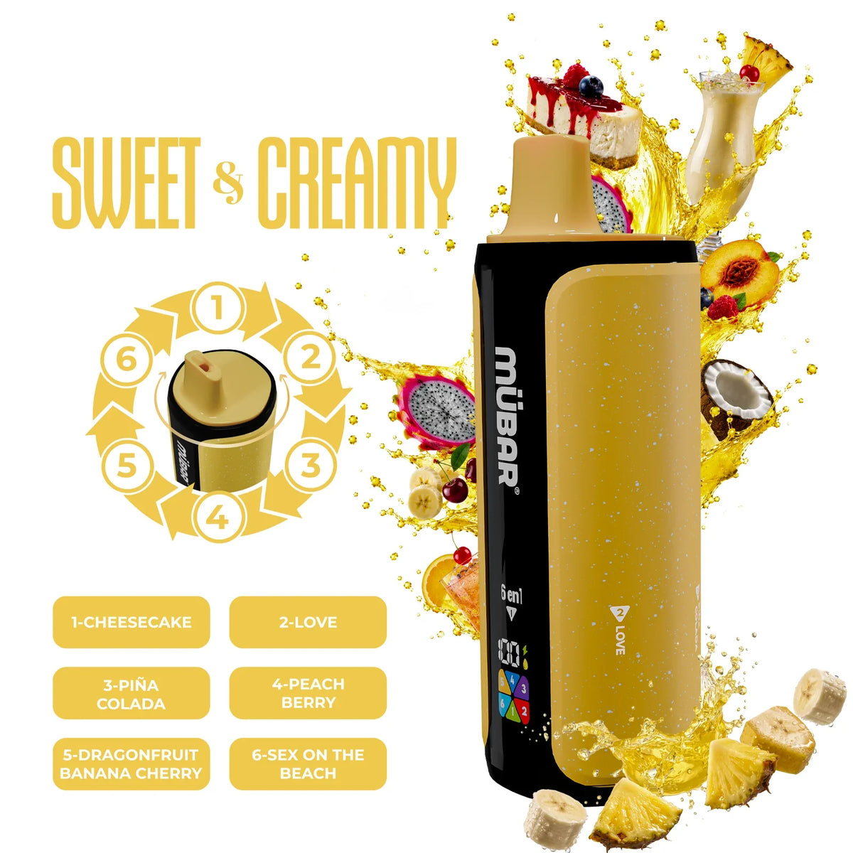 MUBAR 6EN1 240K Sweet & Creamy