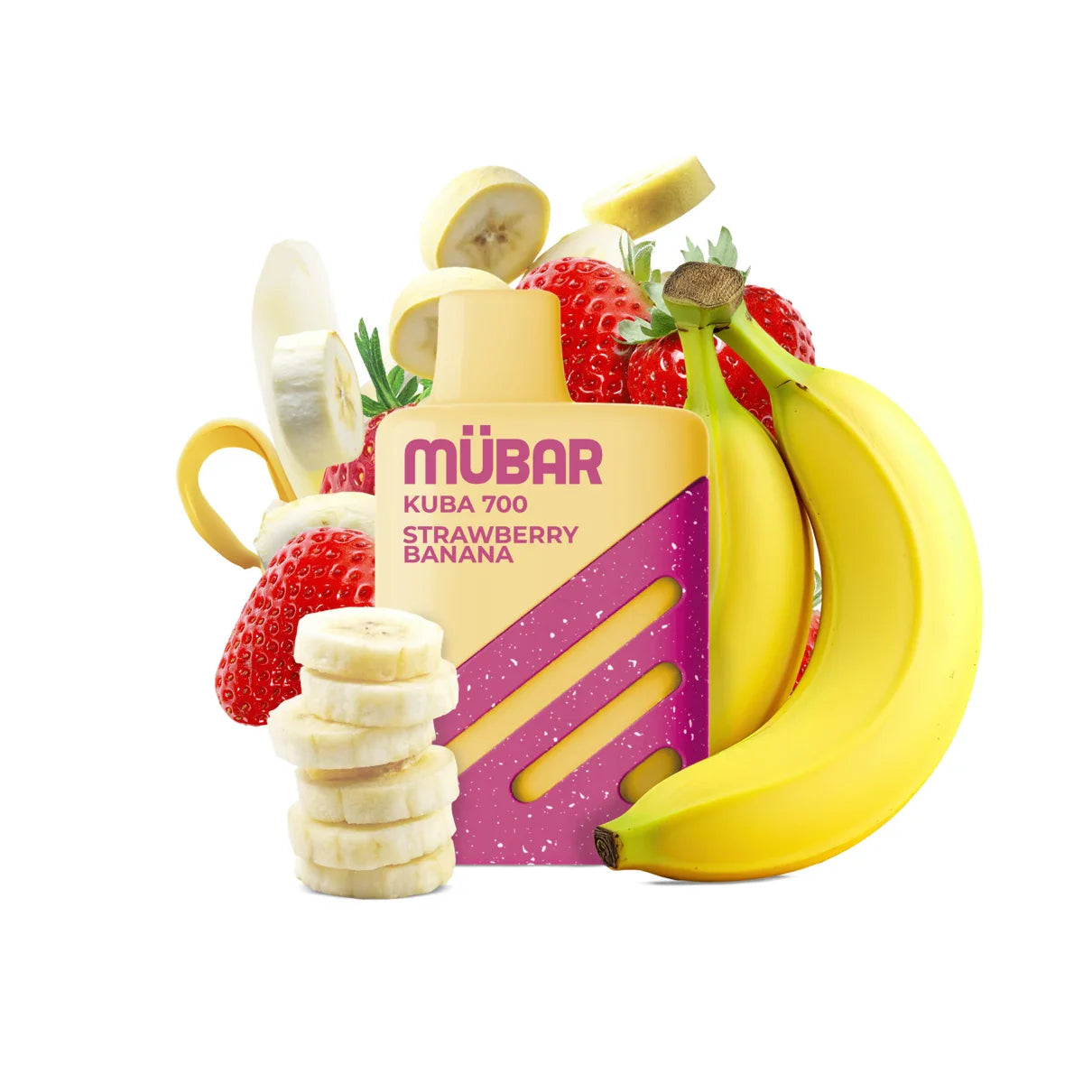 Mübar Kuba 700 20mg Fresa Plátano