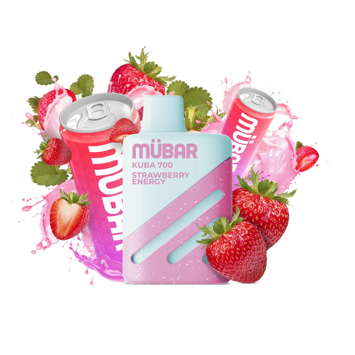 Mübar Kuba 700 20mg Fresa Energética