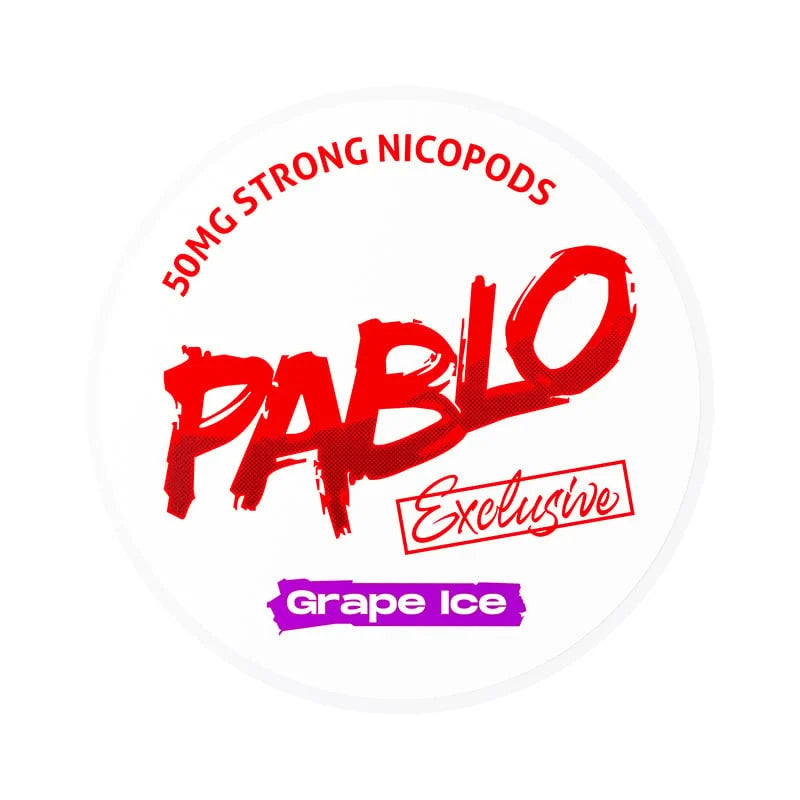 pablo exclusive bolsitas nicotina 50mg uva hielo