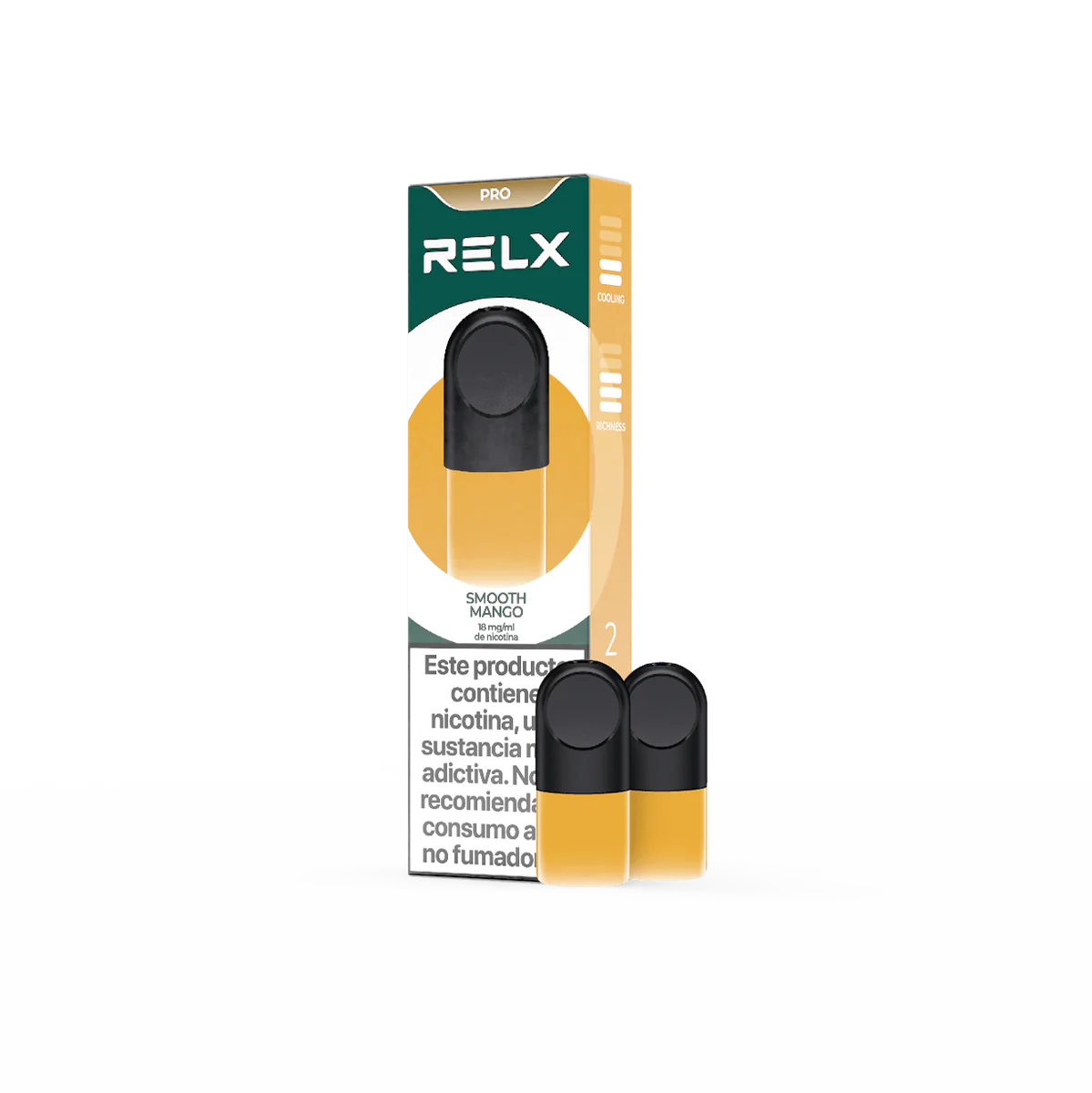 Capsulas de RELX Pro - Paquete de 2 pods 20mg - PODS XPRESS