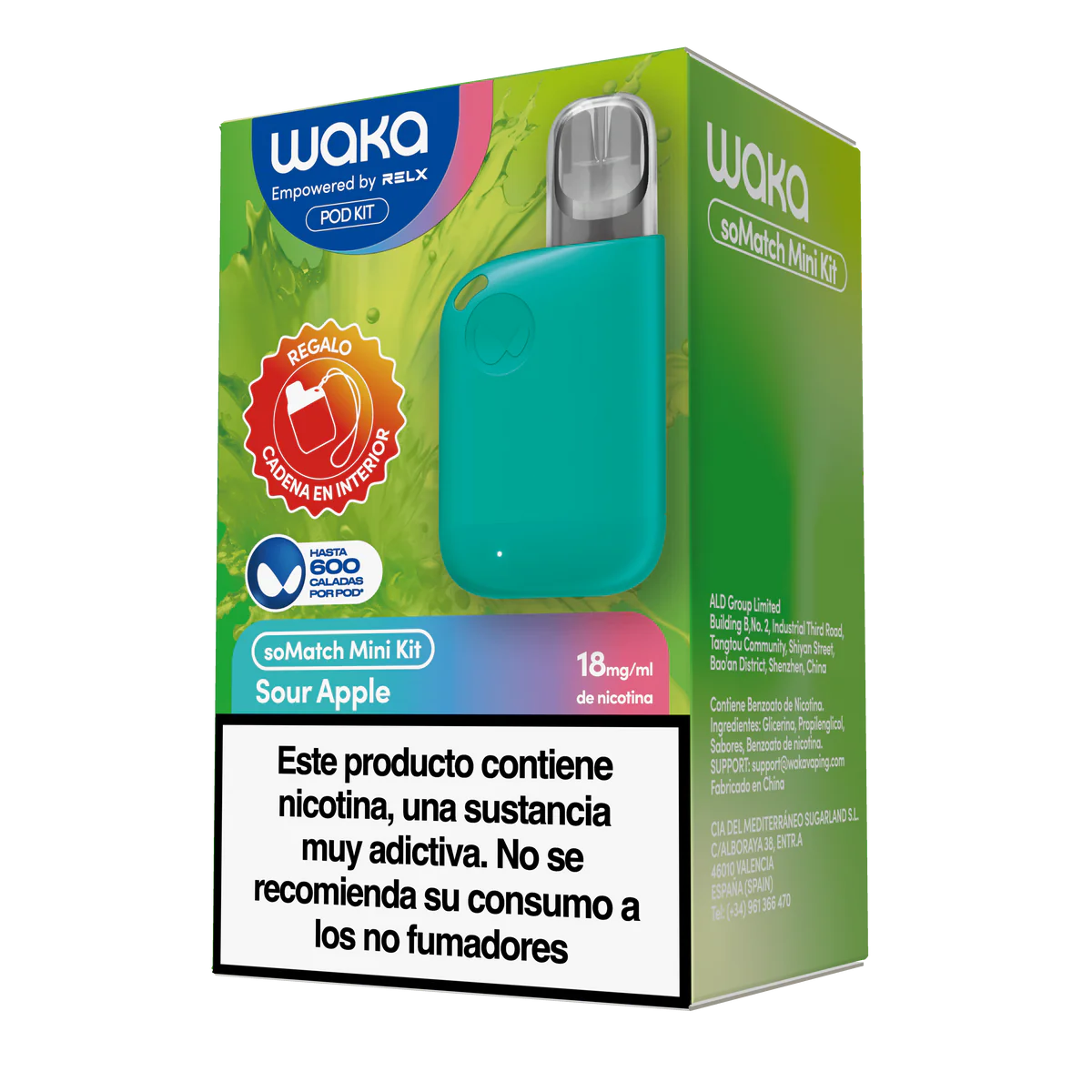 Dispositivo Waka Somatch Mini Kit 20mg 1+1 - PODS XPRESS