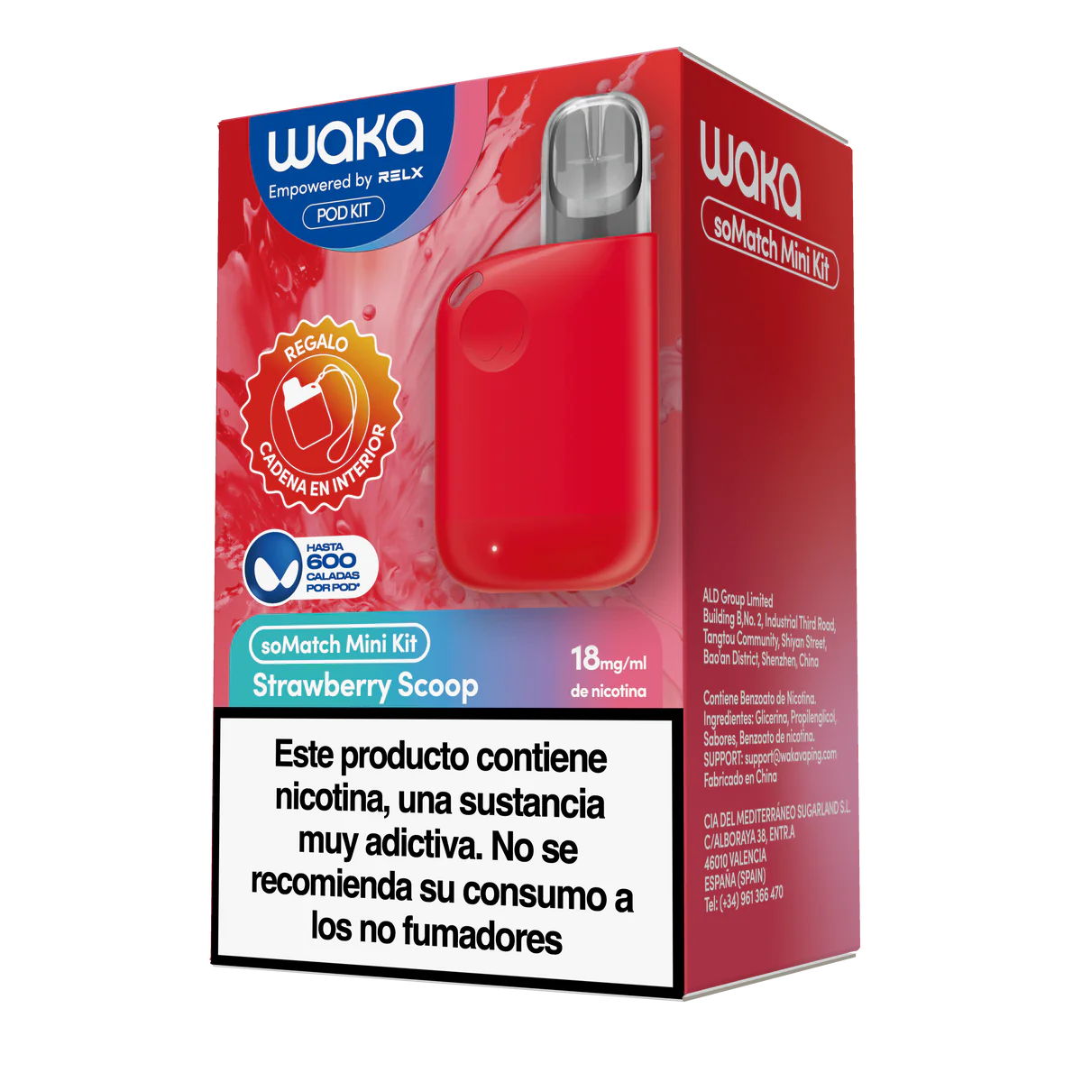 Dispositivo Waka Somatch Mini Kit 20mg 1+1 - PODS XPRESS