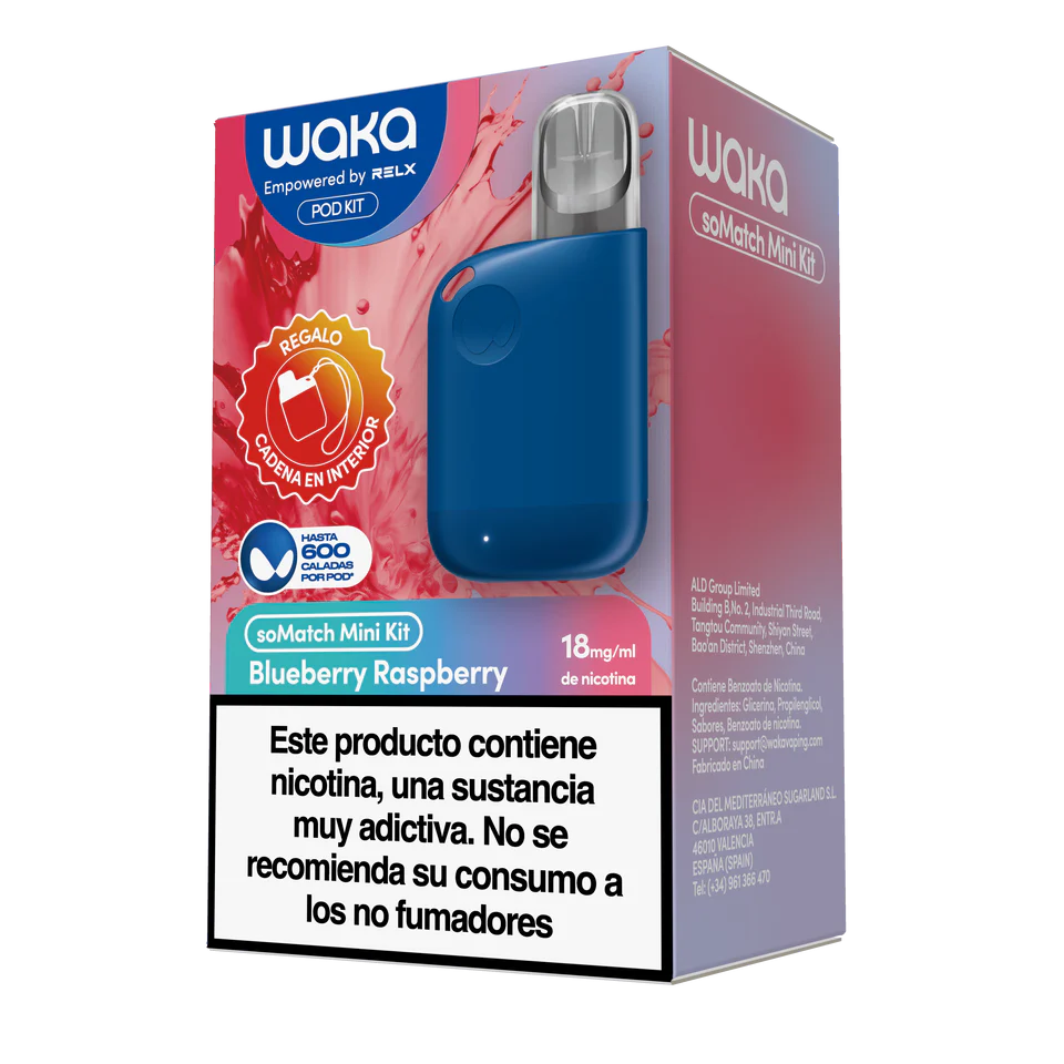 Dispositivo Waka Somatch Mini Kit 20mg 1+1 - PODS XPRESS
