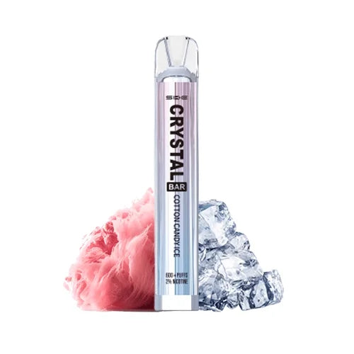ske crystal bar vape desechable 20mg algodon de azucar hielo