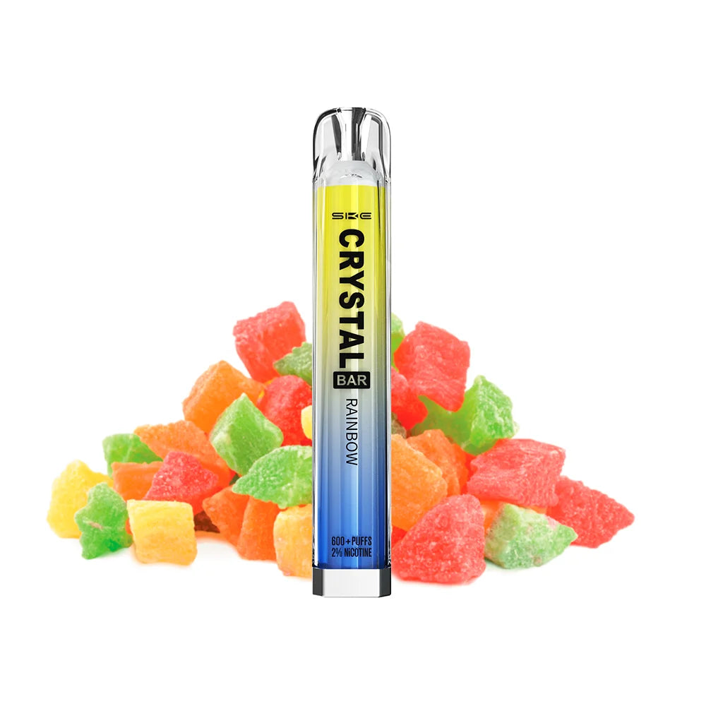 ske crystal bar vape desechable 20mg arcoiris