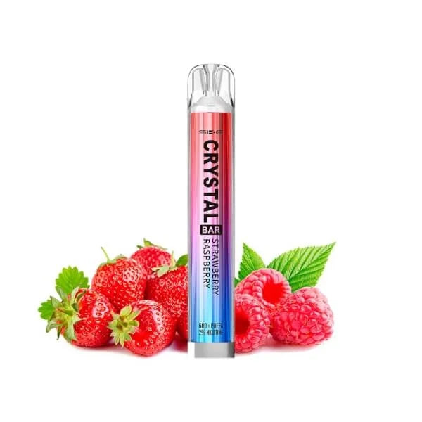 ske crystal bar vape desechable 20mg fresa frambuesa