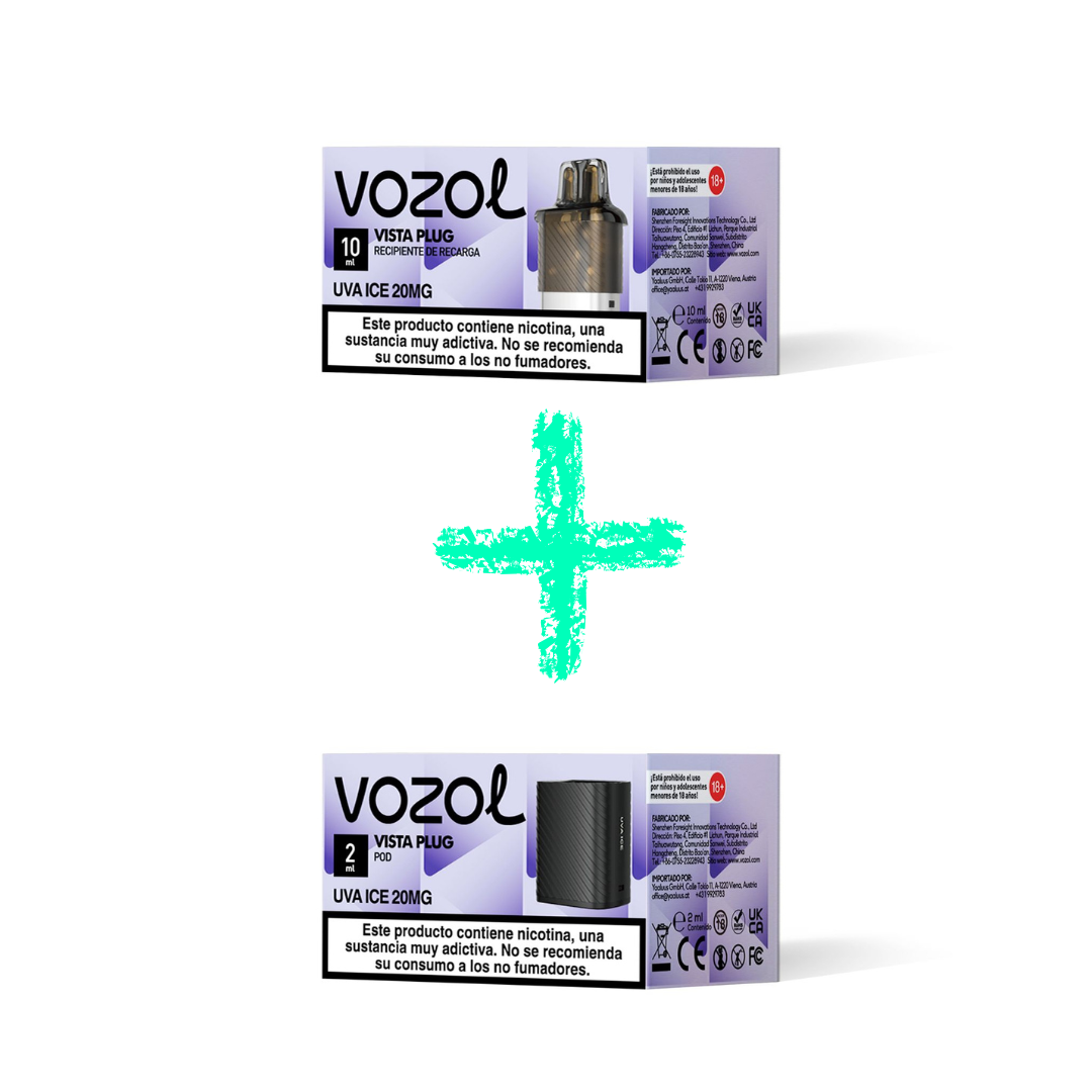 Capsulas para Vozol Vista Plug (10 + 2 ml) - PODS XPRESS