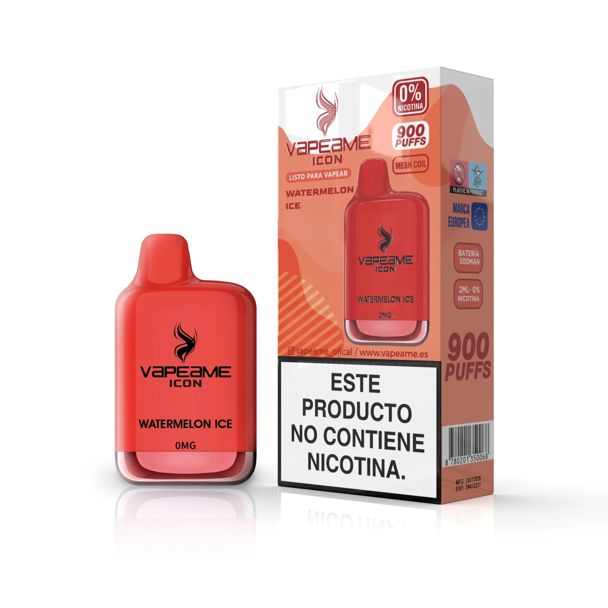 vapeame vape desechable 0mg sandia