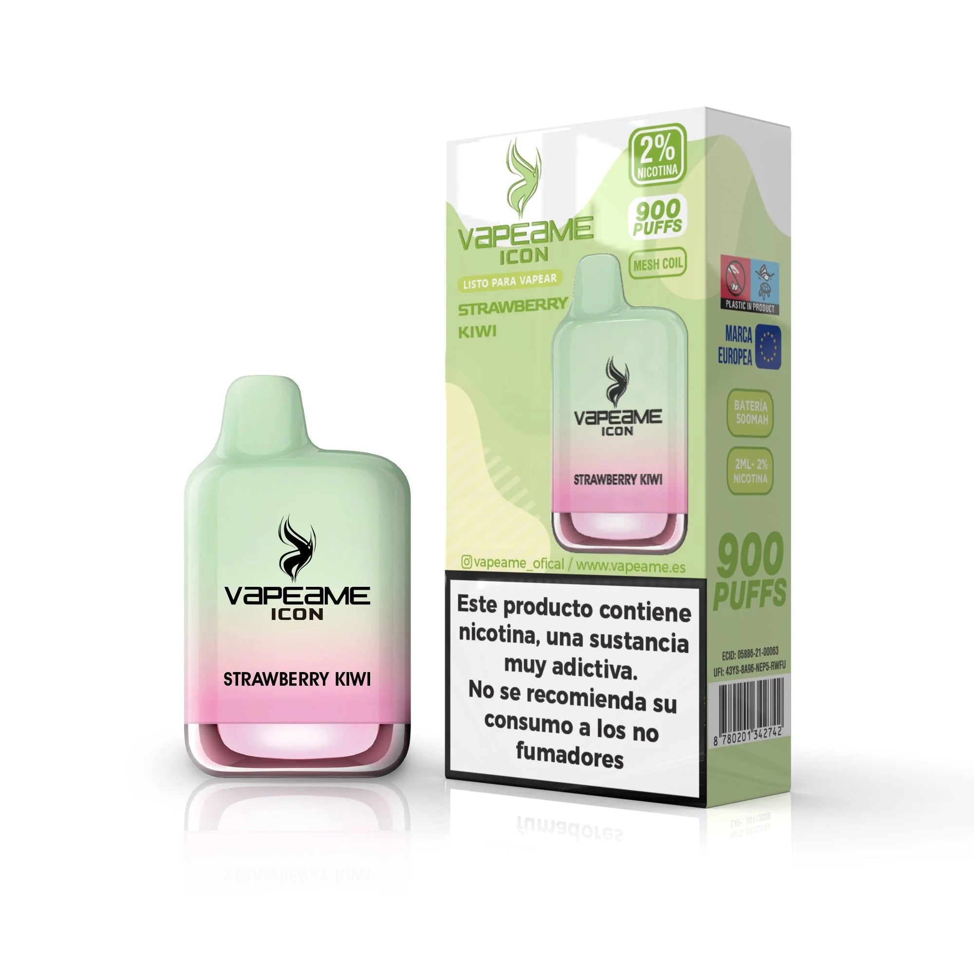 vapeame vape desechable 20mg fresa kiwi