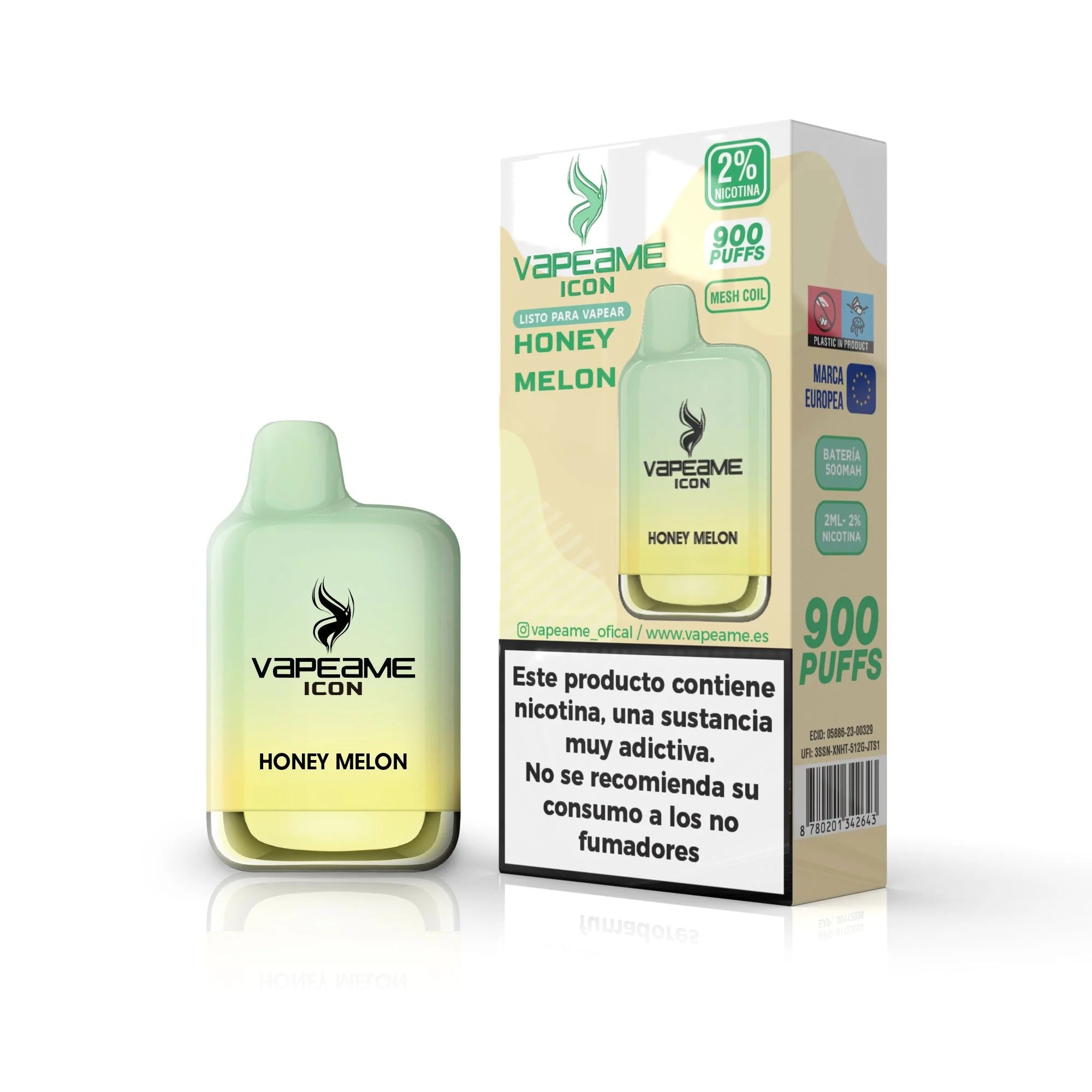 vapeame vape desechable 20mg melon dulce