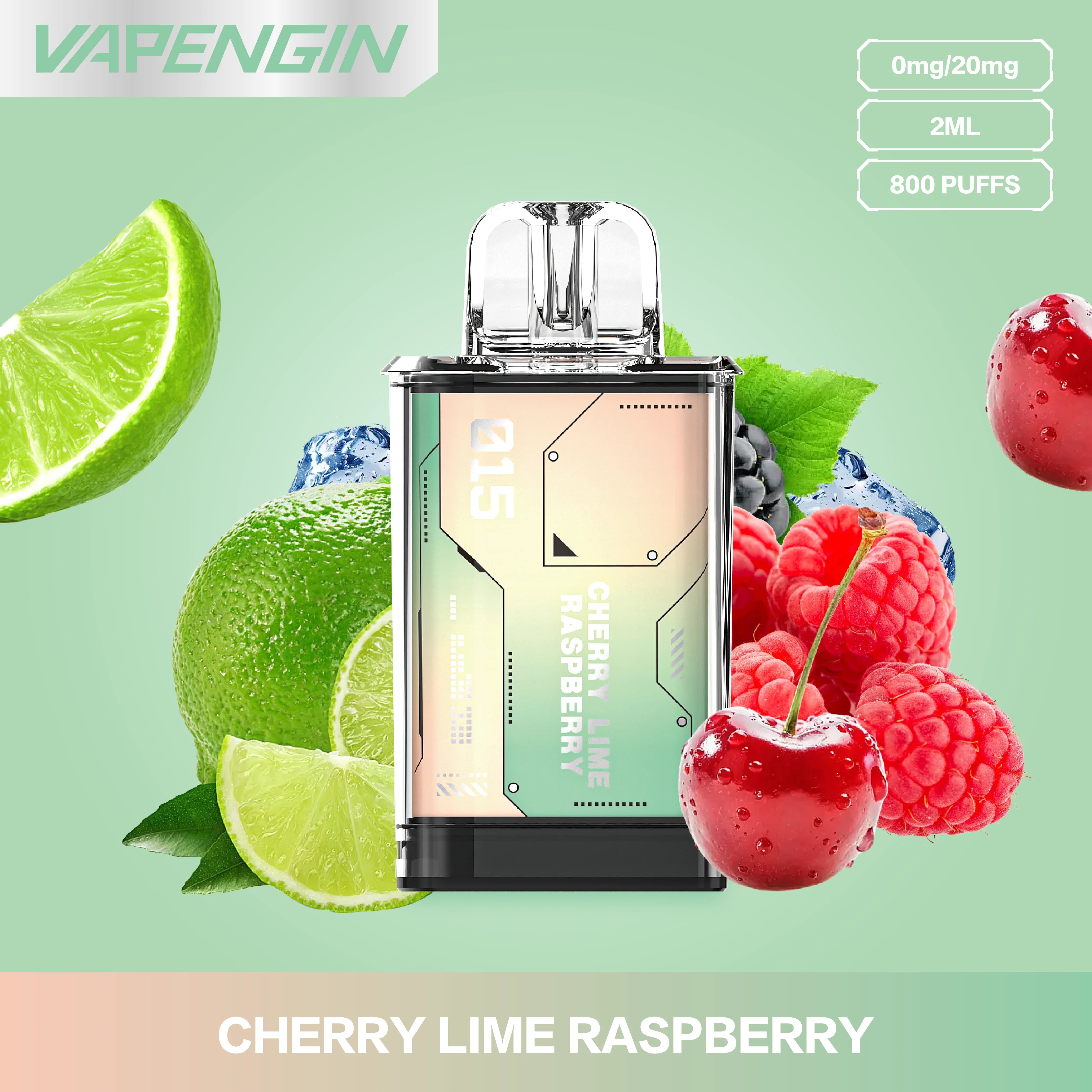 vapengin venus capsula 20mg pack 2 cherry lime raspberry