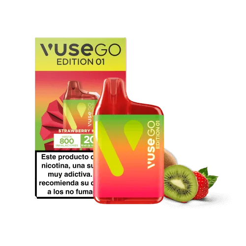 vuse go box kiwi straw 20 vape desechable