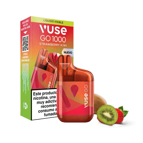 vuse vuse go 1000 box fresa y kiwi 20 vape desechable