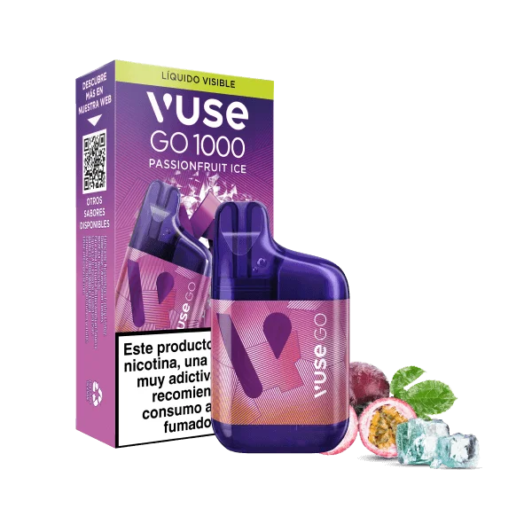 vuse vuse go 1000 box fruta de la pasion ice 20 vape desechable