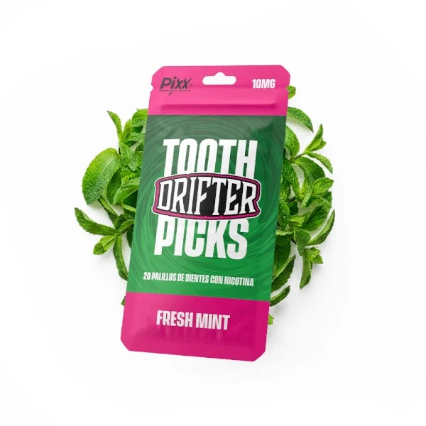 Palillos de nicotina Drifter Tooth Picks 10mg sabor Menta Fresca