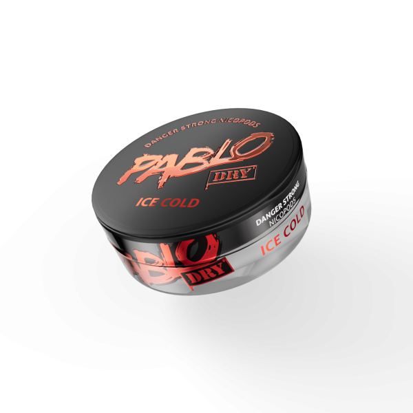 Pablo Dry Ice Cold lata de bolsitas de nicotina sin tabaco