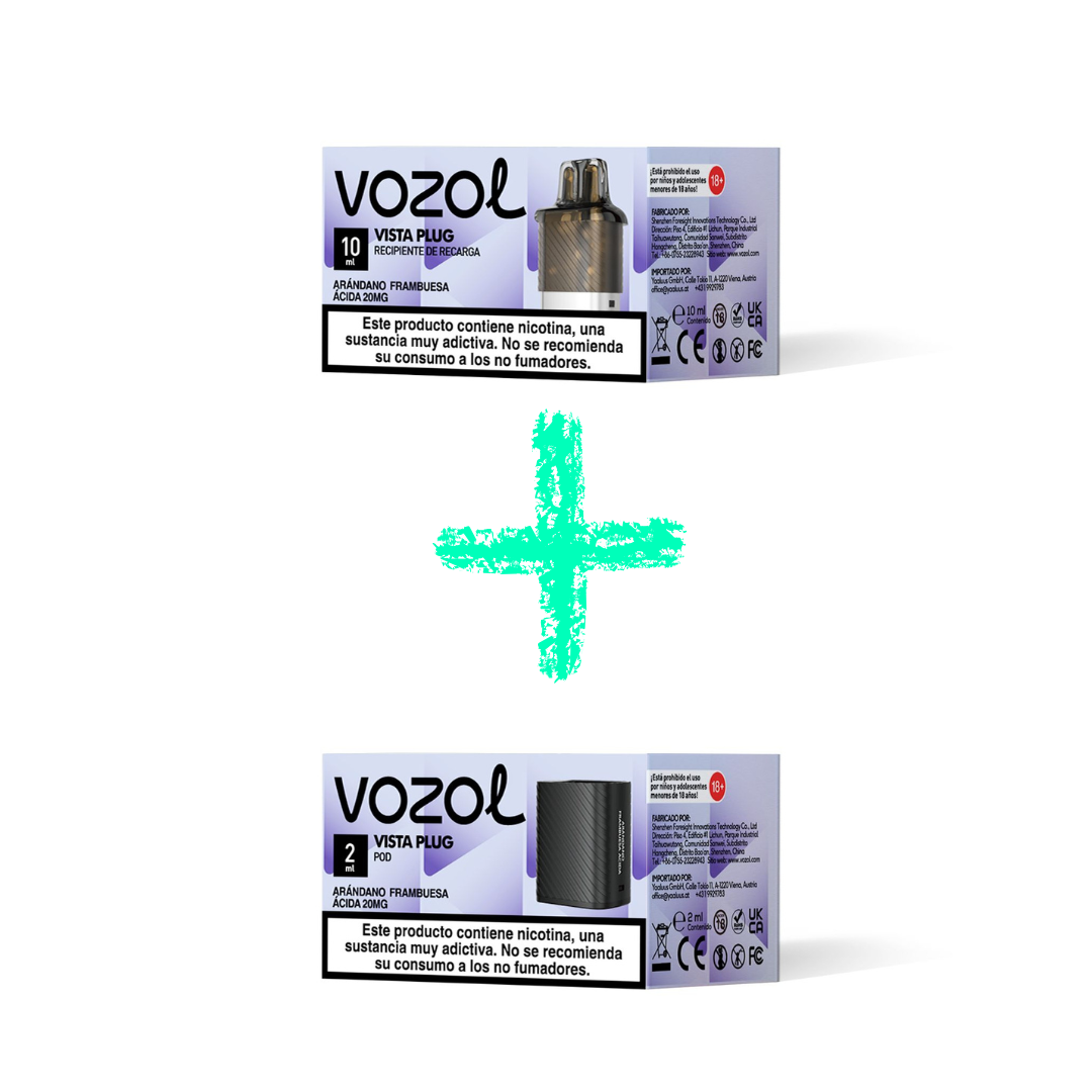 Capsulas para Vozol Vista Plug (10 + 2 ml) - PODS XPRESS
