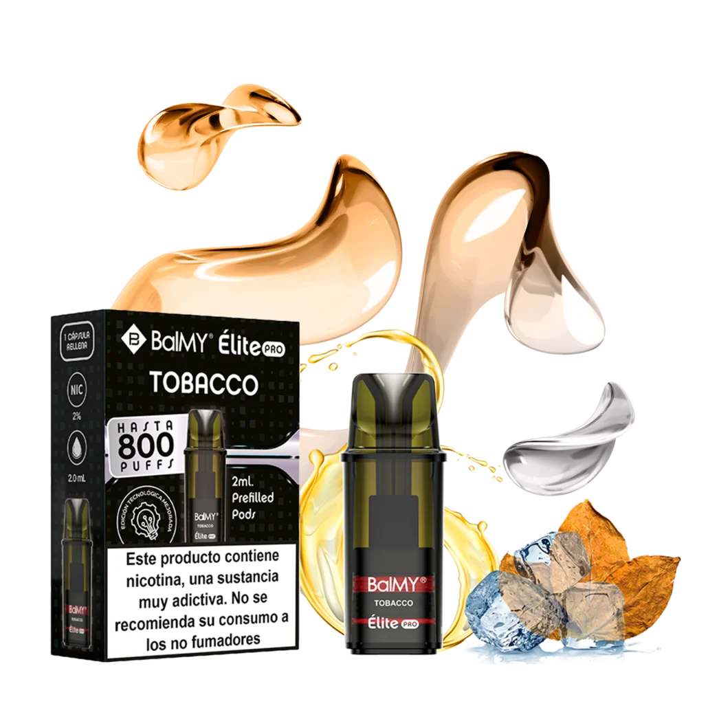 balmy elite pro capsula tabaco rubio 20mg tobacco