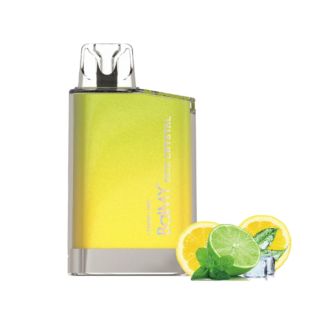 balmy go crystal vape desechable lima limon 800 caladas lemon lime 20mg